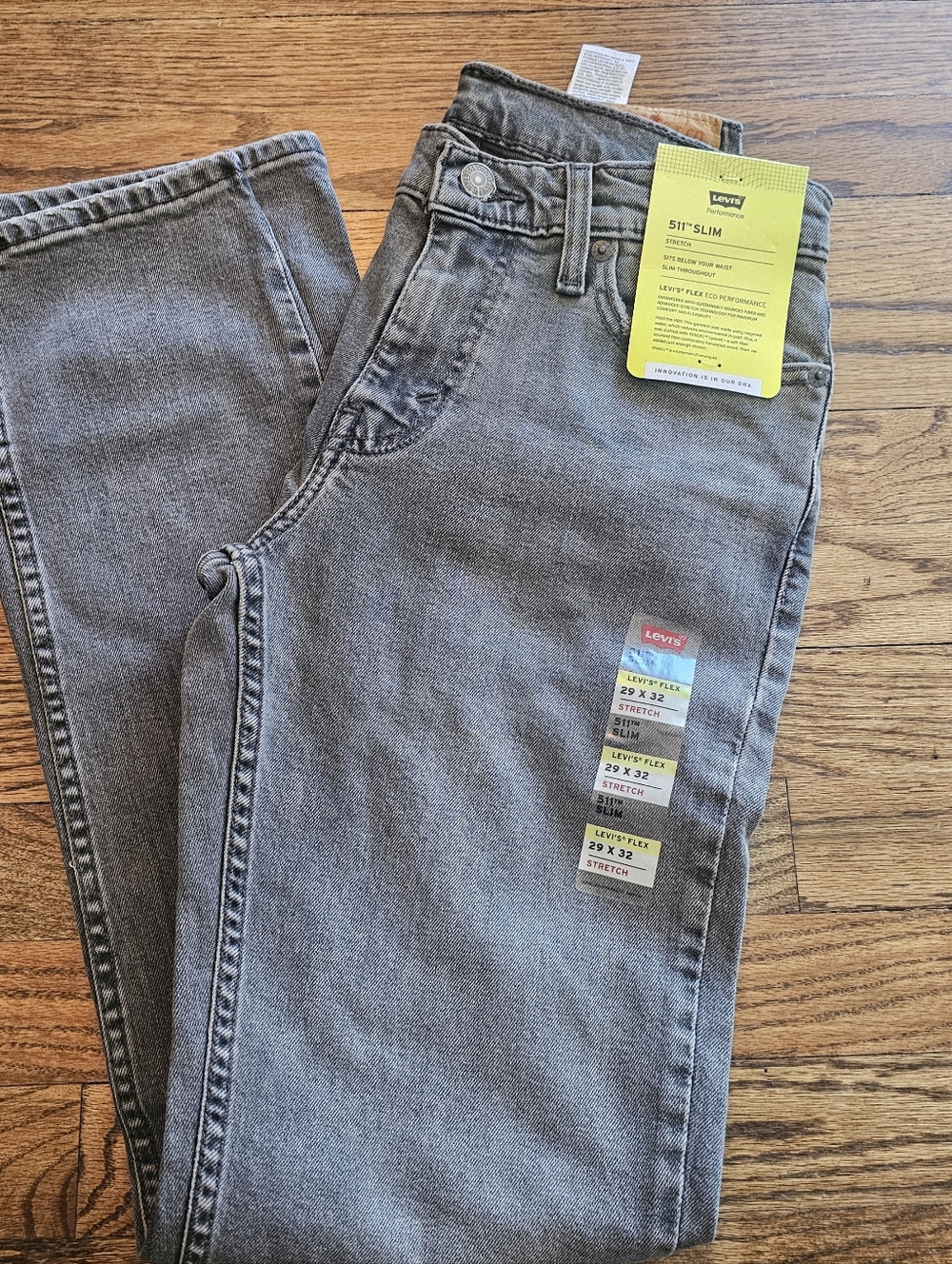 Men's 511™ Flex Slim Fit Eco Performance Jeans 29 X 32 Gray Wash